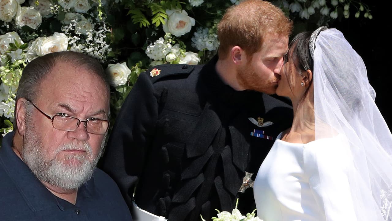 “Quisiera haber estado ahí”: el papá de Meghan Markle no fue a la boda y así felicitó a los novios