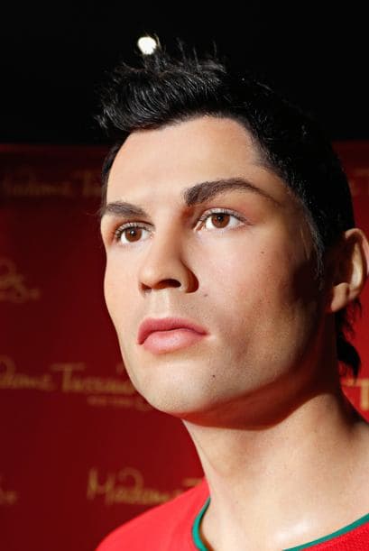 What!? Dicen que esta es la figura de cera de Cristiano Ronaldo.