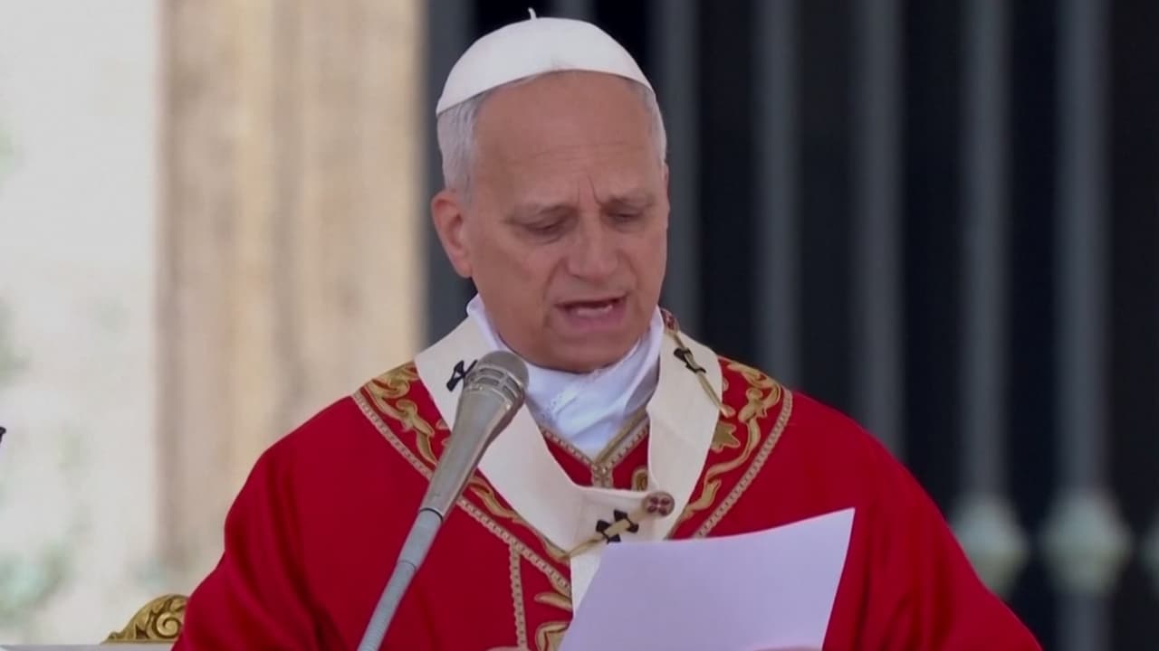 Papa León XIV lanza mensaje antibélico en misa de Domingo de Ramos