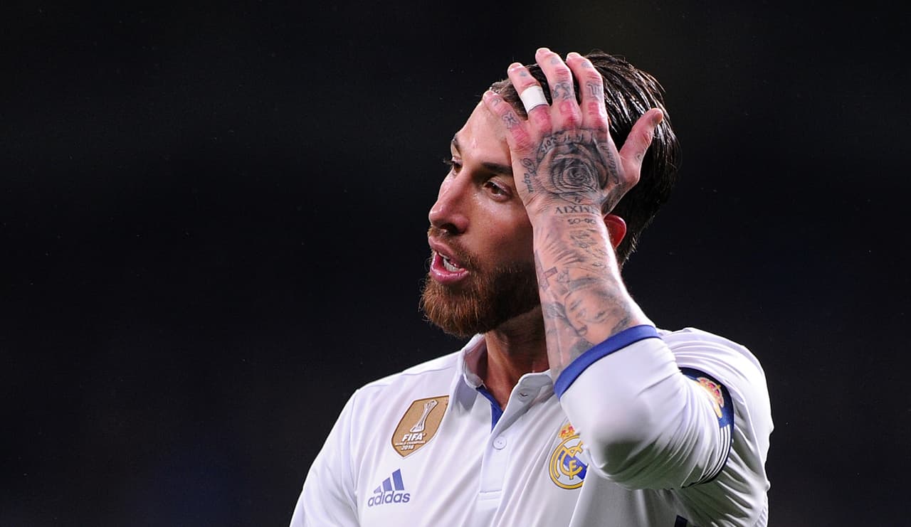 Un clásico de los futbolistas con barba: Sergio Ramos arranca los suspiros de las aficionadas al Real Madrid.
