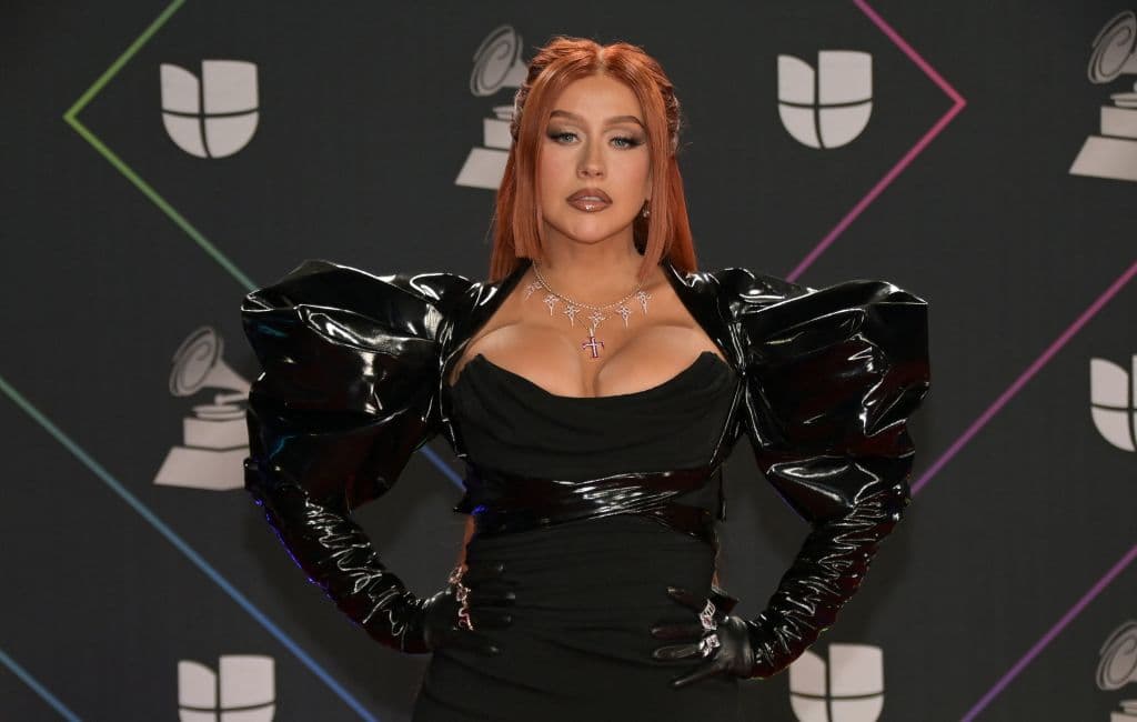 Christina Aguilera en los Latin GRAMMY 2021.