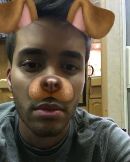 Así tan seriecito decidió convertirse en un lindo cachorro, todo sea por enamorar más asus fans.