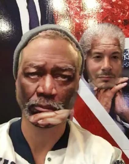 Así se ferá J Balvin con unos añitos de más, según Snapchat.