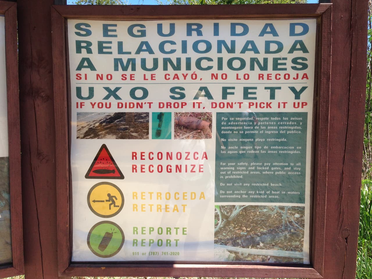 Aviso sobre existencia de explosivos en playas de Vieques