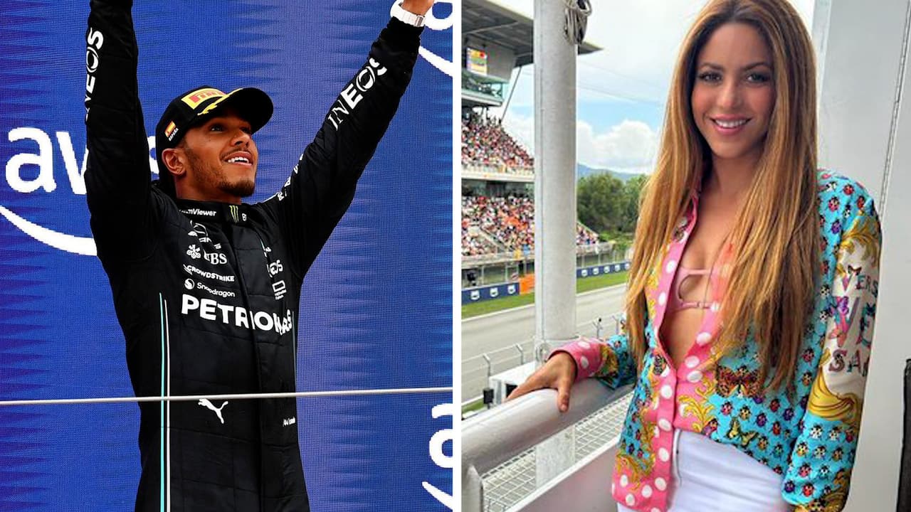 Esto hace Piqué luego de que Shakira viera a Lewis Hamilton y dijera que "necesita encontrar una latina"