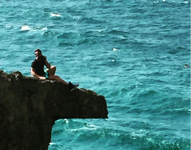 Este fin de semana se divirtió a lo grande desde un lugar paradisiaco.