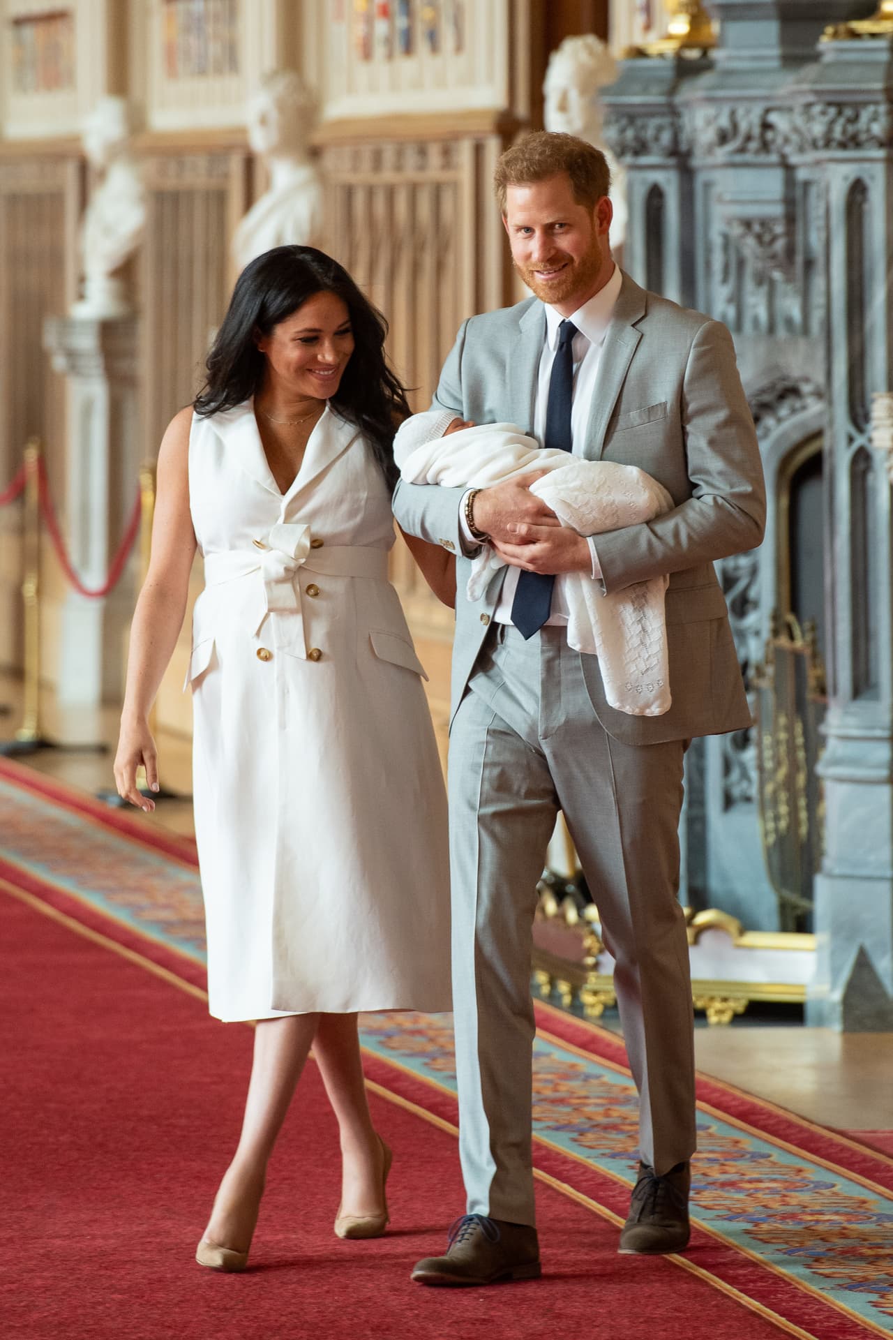 El pasado 6 de mayo, el príncipe Harry y Meghan Markle se convirtieron en padres por primera vez, con el nacimiento de su hijo 
<b><a href="https://www.univision.com/famosos/archie-harrison-mountbatten-windsor-todo-lo-que-sabemos-del-bebe-de-meghan-y-harry">Archie Harrison Mountbatten-Windsor</a></b>.