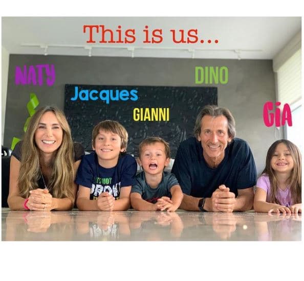 La familia de Natalia Stregnard