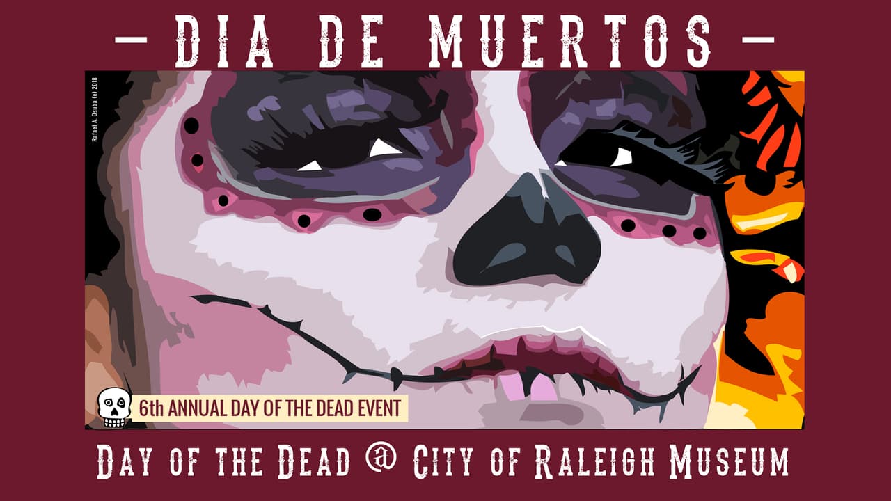 <b><a href="https://iamquixote.com/service/6th-annual-day-of-the-dead-city-of-raleigh-museum/">6th Annual Day of the Dead celebration at City of Raleigh Museum (4 de noviembre)</a></b>. La artista visual Lety Alvarez creará el altar del Día de los Muertos con la ayuda de niños de su escuela de arte y de escuelas locales. El evento contará además con presentaciones artísticas y comida.