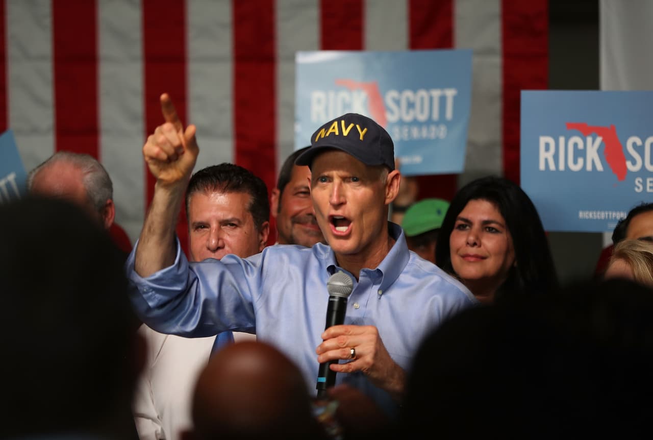 El gobernador de Florida viaja a Puerto Rico como parte de su campaña por el Senado
