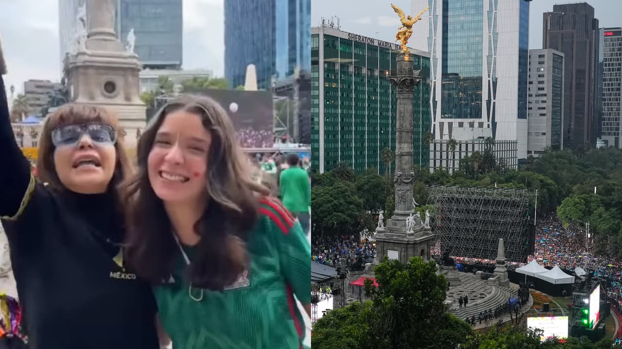Itatí Cantoral pensó "que iba a morir" con su hija en festejos en el Ángel por triunfo de México
