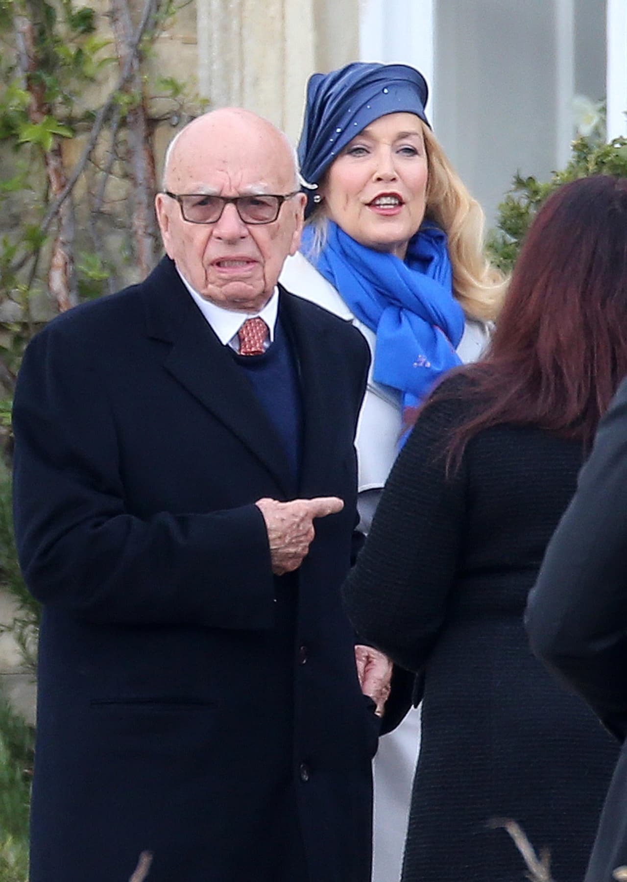 Murdoch con Jerry Hall.