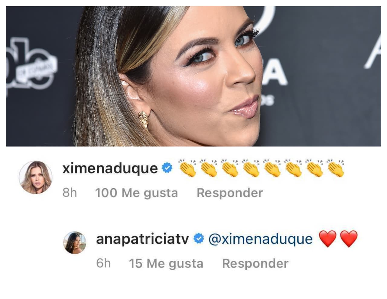 La actriz 
<b>Ximena Duque </b>también aplaudió la decisión de la presentadora. Ella es 
<b><a href="https://www.univision.com/famosos/nace-skye-segunda-hija-de-ximena-duque-y-jay-adkins" target="_blank">madre de tres hijos. </a></b>