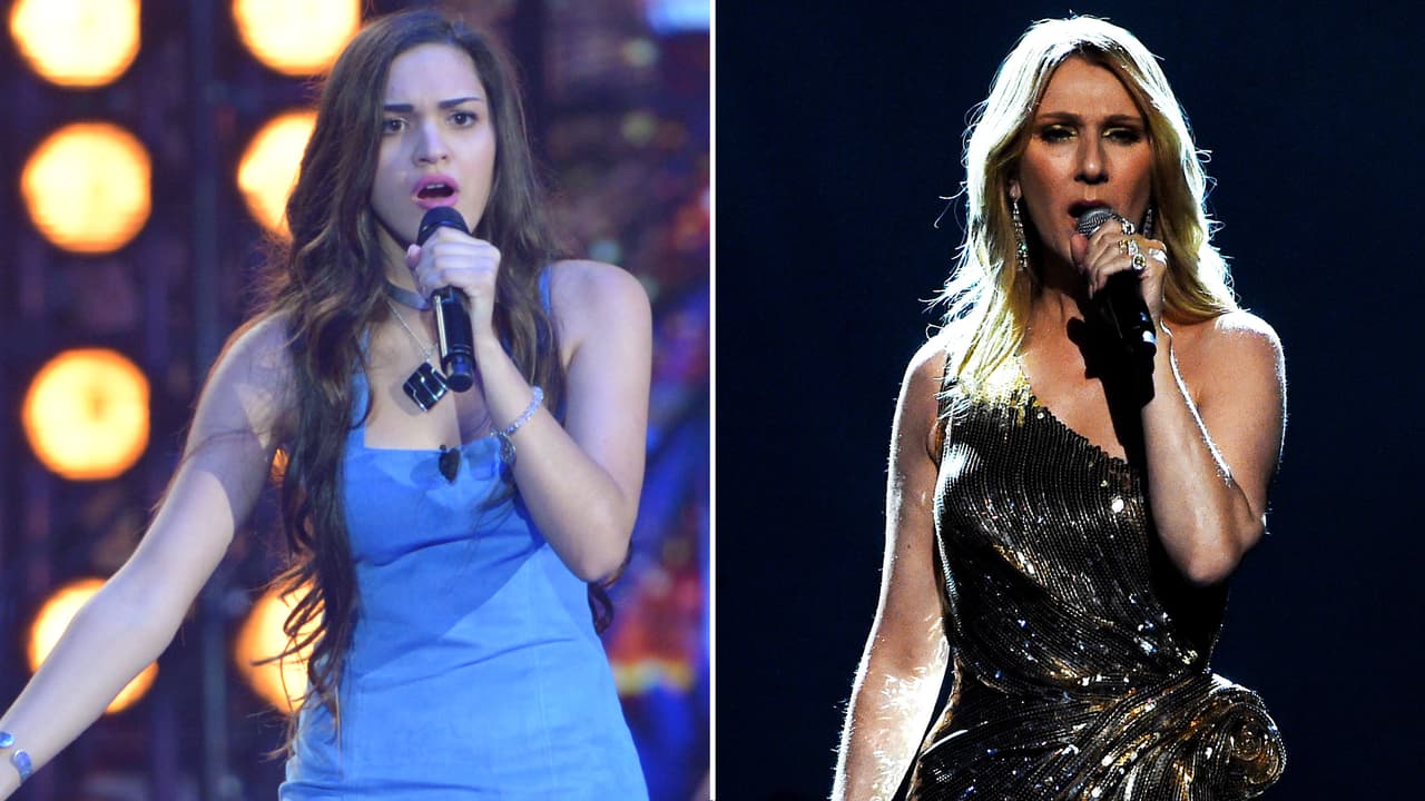 Creemos que la voz potente de Andrea Valles es perfecta para cantar con Celine Dion.