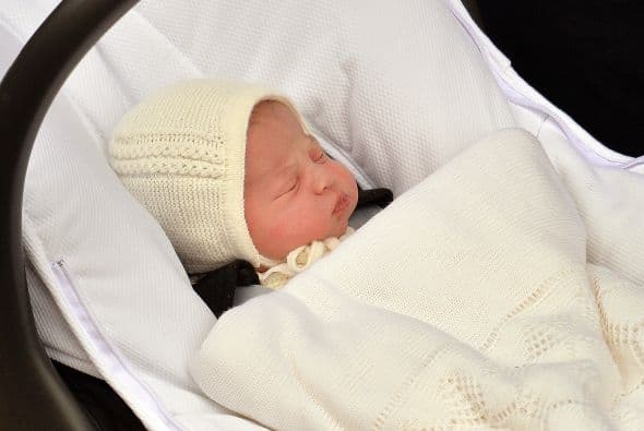Aquí está, la Princesa de Cambridge.