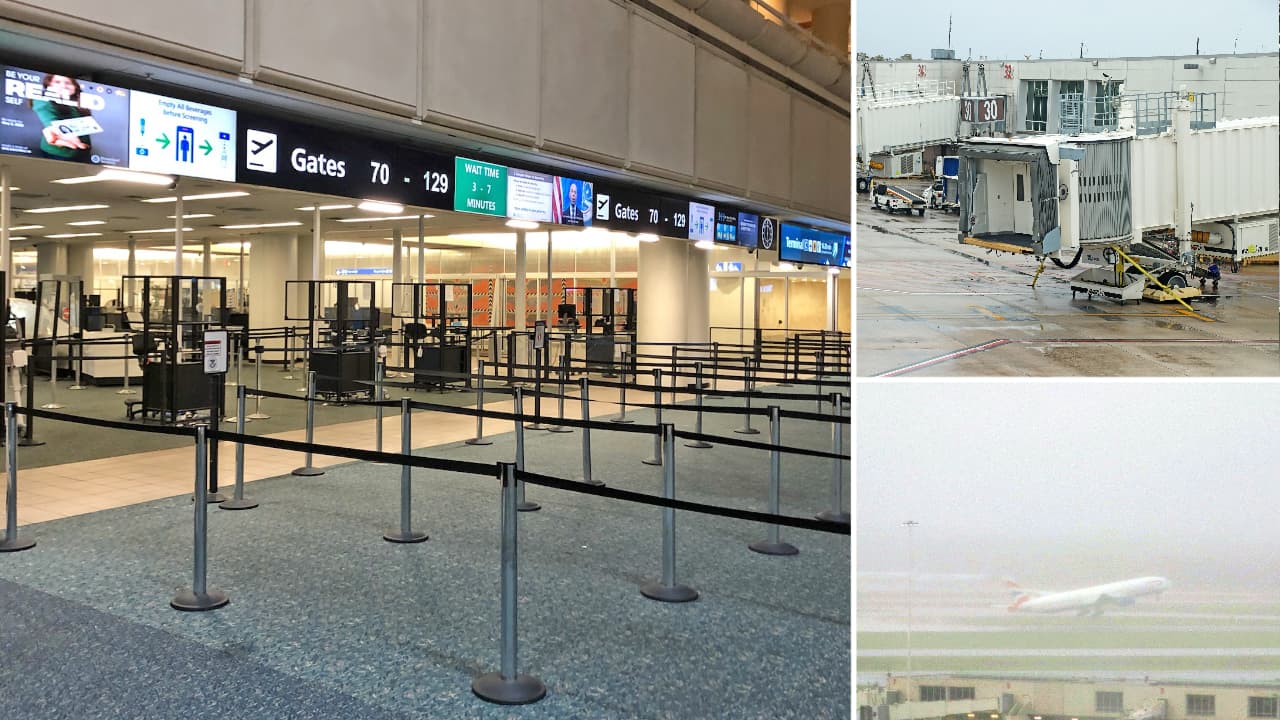 Reabre Aeropuerto Internacional de Orlando tras cerrar por el huracán Nicole