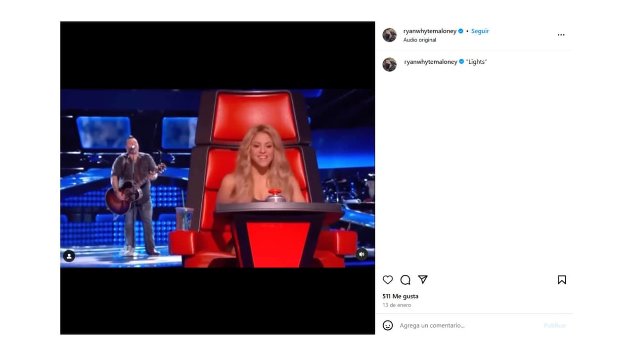Ryan Whyte Maloney sorprendió con su talento a Shakira en 'The Voice'.