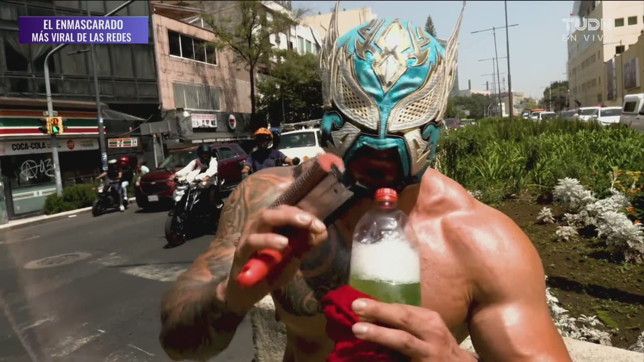El Enmascarado más viral de la Ciudad de México