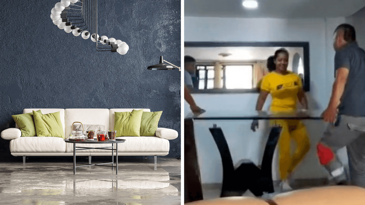 Mamá pone a técnicos de Internet a arreglar su sala y se hace viral: dividió opiniones