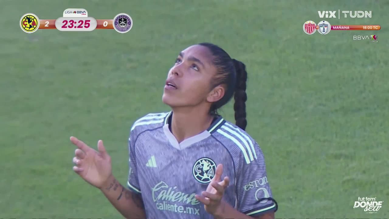 ¡Gol del América! ¡Gaby García otra vez se muestra en el partido y la venezolana pone el 2-0!