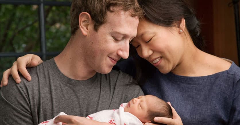 Mark Zuckerberg publica un emotivo mensaje para anunciar que será padre otra vez