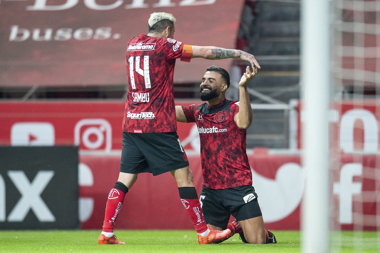 Toluca se impone con autoridad a un América que cometió errores defensivos que fueron aprovechados por el cuadro local.