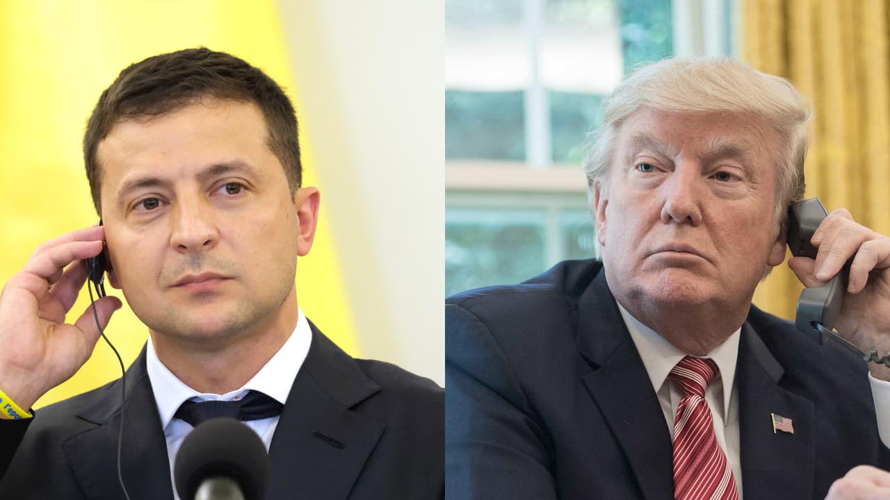 <b>“Le diré a Giuliani que se ponga en contacto”</b>. En una conversación telefónica el 25 de julio de 2019, el presidente Trump pidió a su colega de Ucrania, Volodymyr Zelensky
<b>, </b>
<a href="https://www.univision.com/noticias/politica/descargue-el-memorandum-donde-aparece-la-transcripcion-de-la-llamada-de-trump-al-lider-de-ucrania"><u>que abriera una investigación sobre los negocios que tuvo en su país Hunter Biden</u></a>, hijo del ahora presidente electo
<a href="https://www.univision.com/temas/joe-biden"><u>Joe Biden</u></a>. La petición
<a href="https://www.univision.com/noticias/politica/trump-supuestamente-ordeno-retener-ayuda-a-ucrania-antes-de-la-llamada-al-presidente-zelensky-segun-reportes"><u>fue considerada por la mayoría en la Cámara de Representantes como un chantaje</u></a> a un gobierno extranjero para que interviniera en las elecciones de 2020 y por esta llamada el presidente fue llevado a un juicio político en el que fue acusado de
<a href="https://www.univision.com/noticias/politica/cuales-son-los-articulos-del-juicio-politico-contra-trump-y-por-que-cada-palabra-es-determinante"><u>abuso de poder y obstrucción al Congreso</u></a>.
<br>
