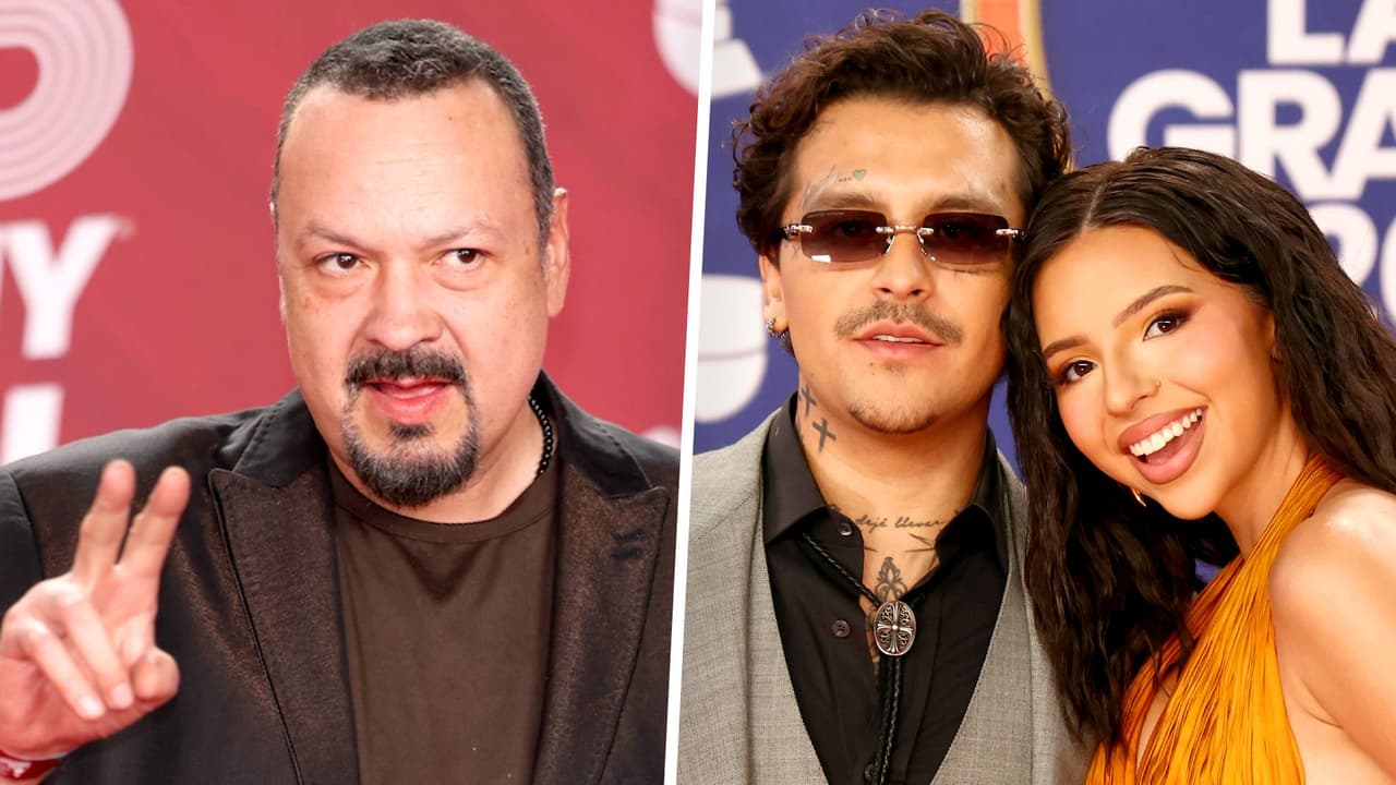 "Amooooor": Nodal y Pepe Aguilar 'facturan' con la frase viral de Ángela Aguilar