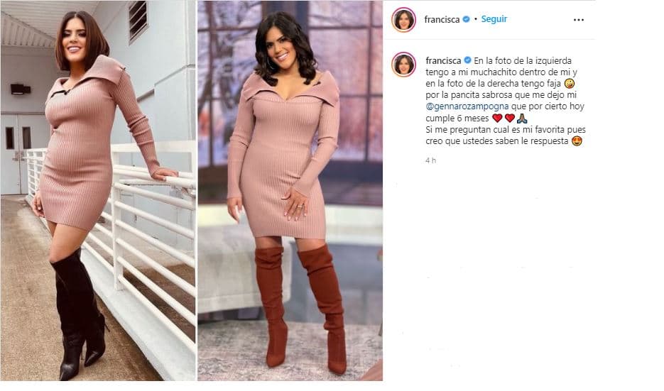 Con el mismo vestido, pero con unos meses de diferencia, Fran enseñó el fruto de su esfuerzo con base en una sana alimentación y disciplina con el ejercicio, además de revelar un secreto que la ayuda a verse espectacular.