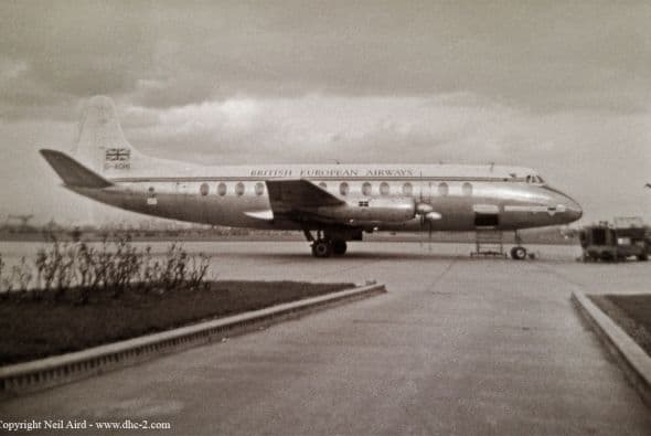 35- La extinta British European Airlines sufrió 540 fallecimientos durante sus operaciones. Foto: B3A.