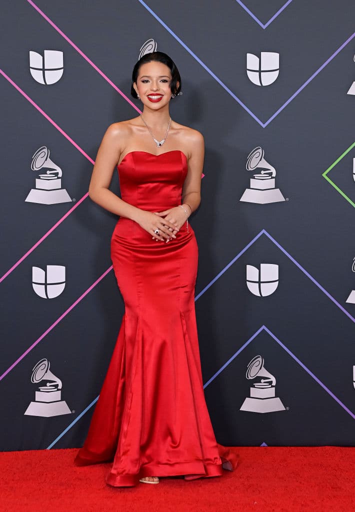 Ángela Aguilar en los Latin GRAMMY 2021, en Las Vegas, Nevada.