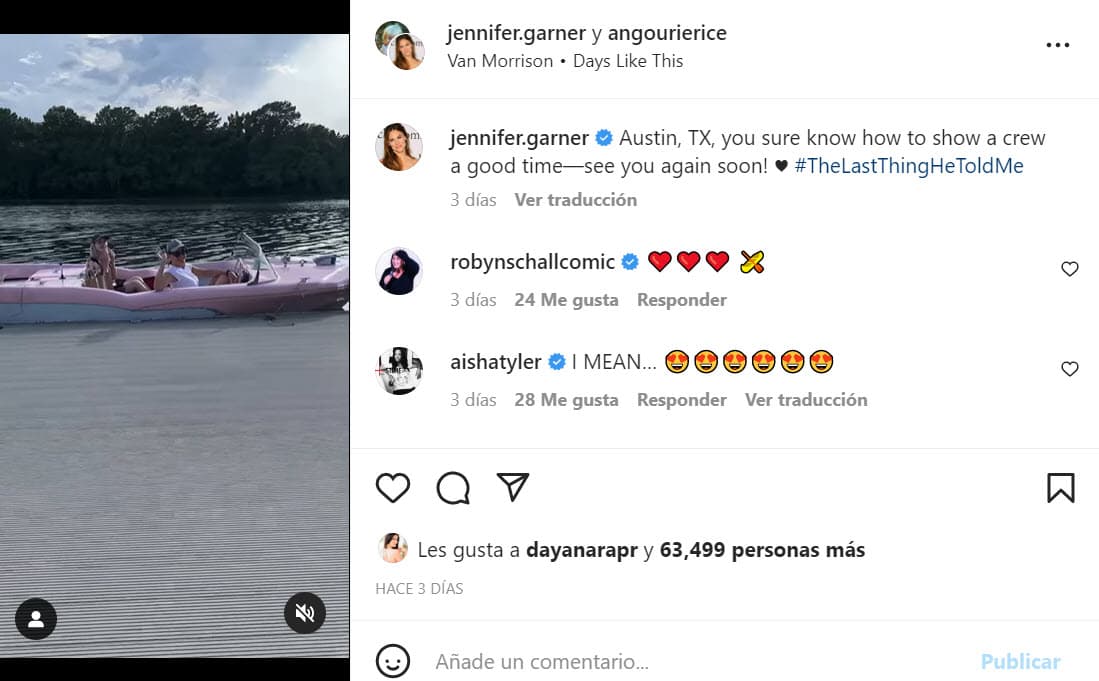 La última publicación fue esta y la realizó el jueves 18 de agosto al despedirse de la ciudad de Austin, Texas: "Sabes cómo hacer pasar un buen rato a un equipo. ¡Nos vemos pronto!", escribió.