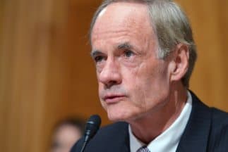 Tom Carper (demócrata por Delawere), presidente del Comité de Seguridad Interna y Asuntos Gubernamentales del Senado de Estados Unidos.