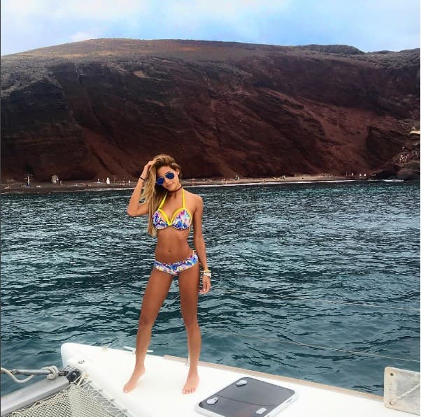 María Alejandra Chabán luciendo cuerpazo.