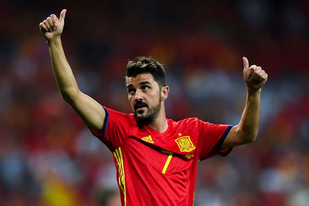 David Villa | España | 59 goles en 98 partidos.