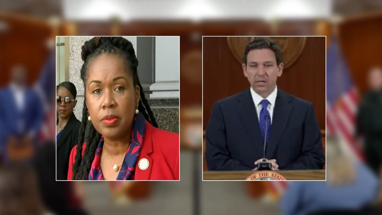 Ron DeSantis demandado por la fiscal estatal Monique Worrell