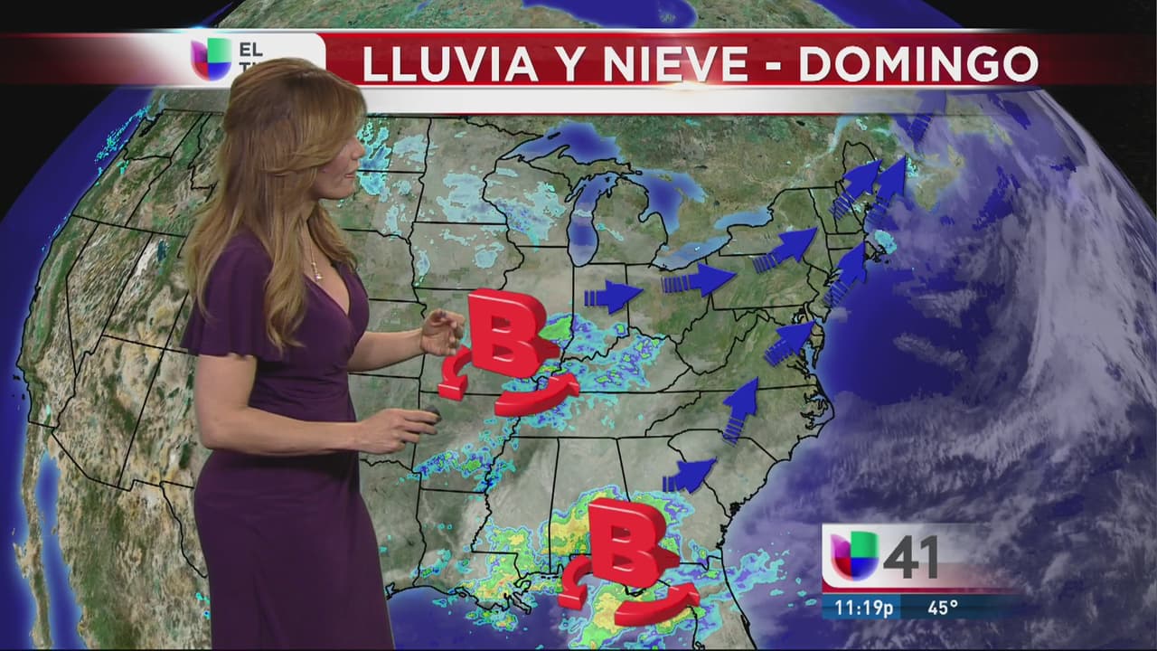 Comenzamos la primavera con lluvia y nieve en Nueva York