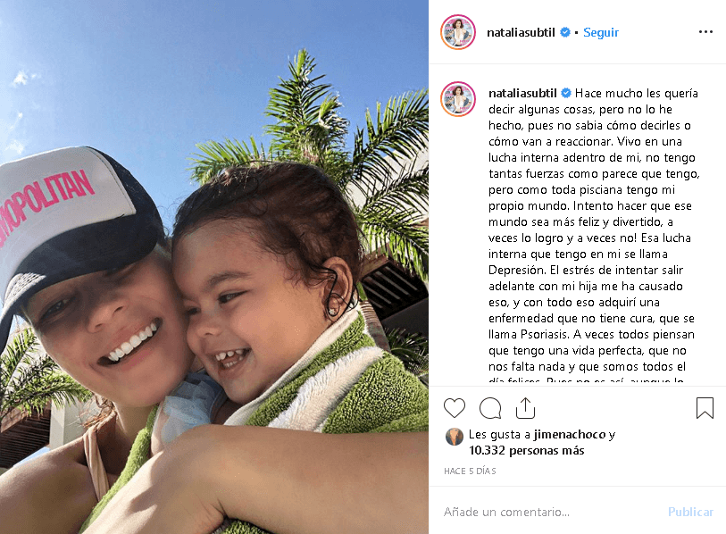 “Hace mucho les quería decir algunas cosas, pero no lo he hecho, pues no sabía cómo decirles o cómo van a reaccionar. Vivo en una lucha interna adentro de mí, no tengo tantas fuerzas como parece que tengo, pero como toda pisciana tengo mi propio mundo”.