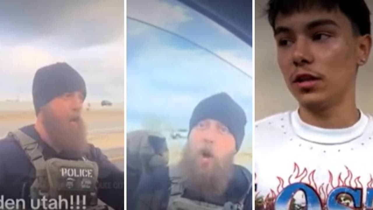 “Pero ¿Qué hicimos?" Captan a agente de ICE rompiendo el cristal de un auto para hacer un arresto en Ogden