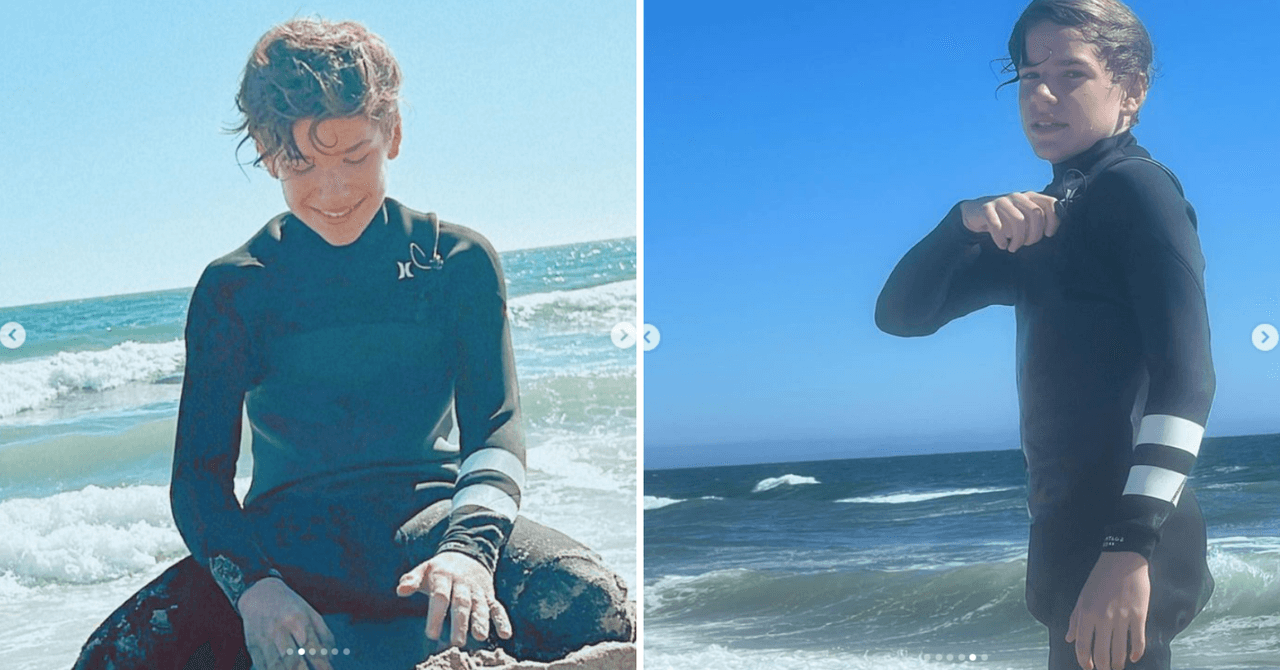 Matteo, uno de los mellizos de Ricky Martin