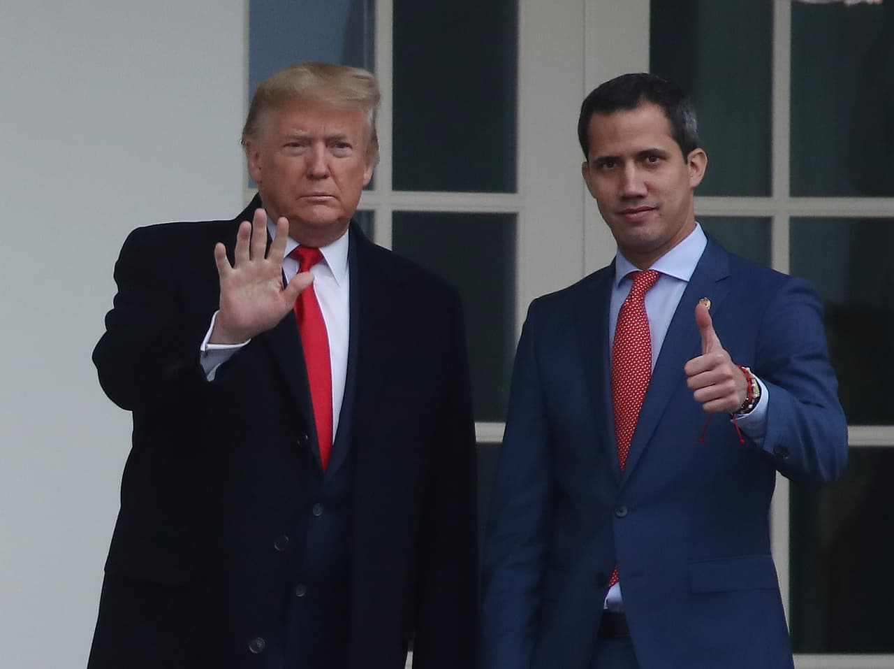 Trump se reúne en la Casa Blanca con el presidente interino de Venezuela, Juan Guaidó, para discutir una "transición acelerada" de gobierno