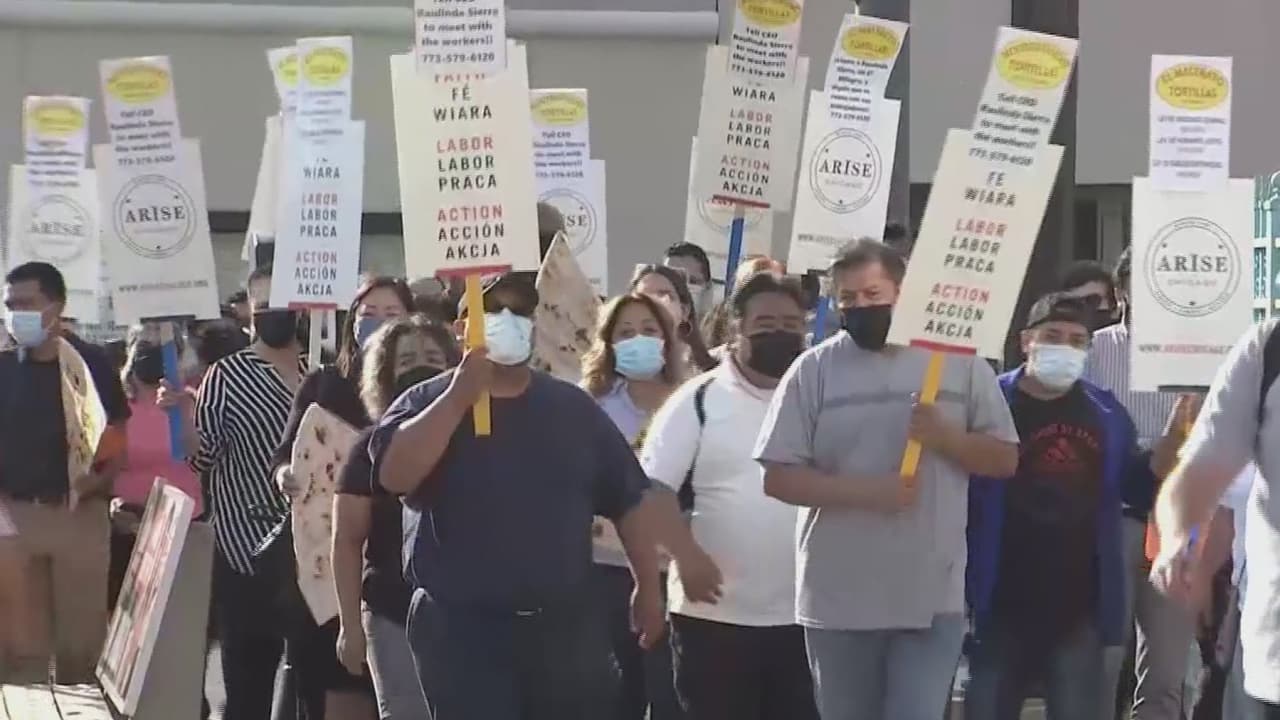 Trabajadores de la tortillería El Milagro vuelven a protestar por presuntas malas condiciones laborales