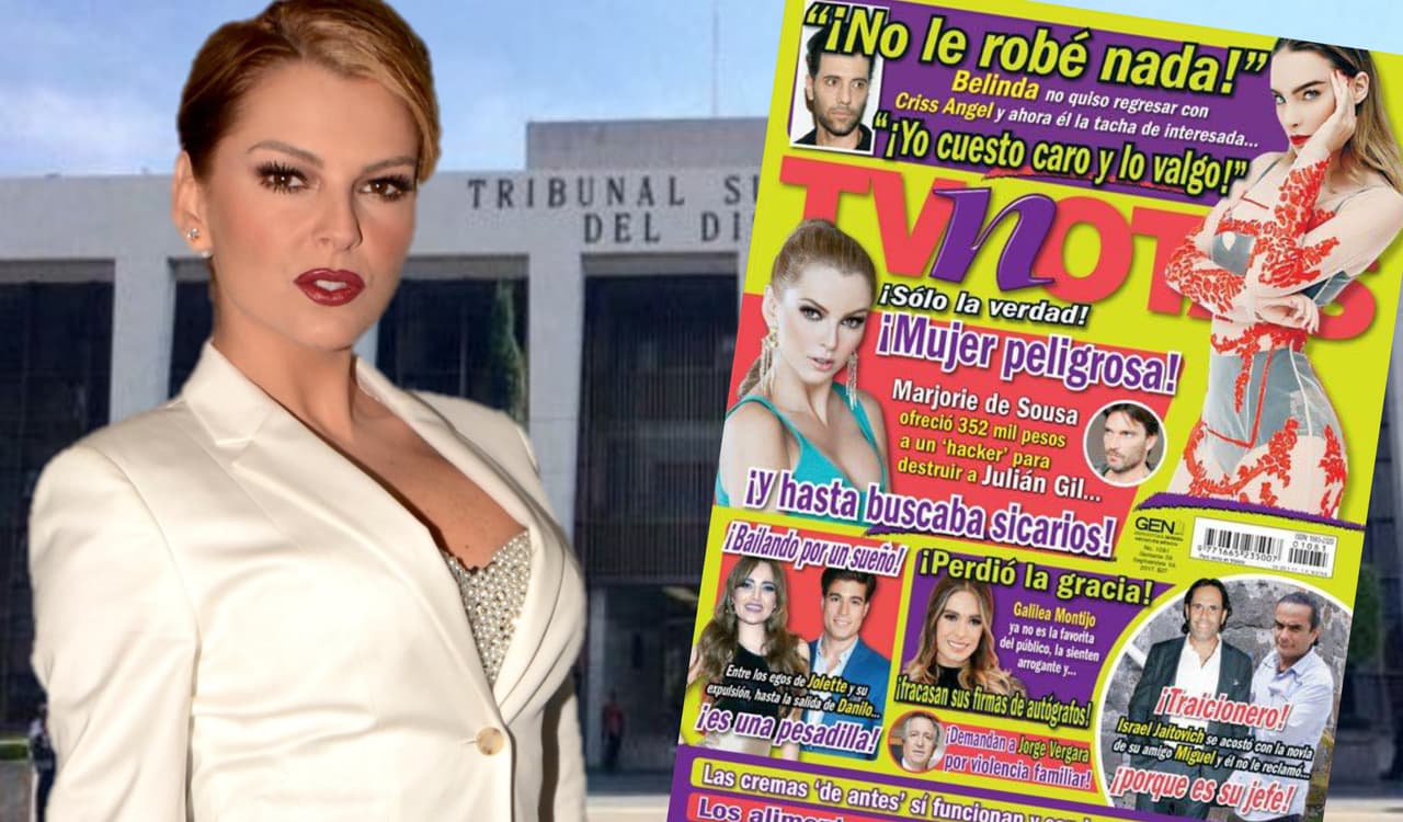 Marjorie de Sousa gana demanda a TVNotas por supuestas conversaciones con Geraldine Bazán