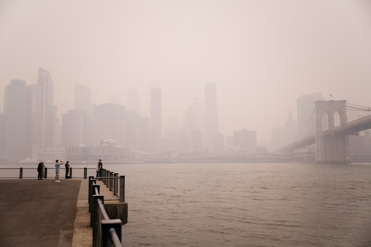 Mala calidad del aire en Nueva York podría volver este miércoles: Eric Adams