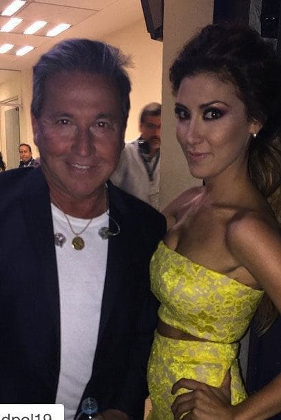Ingrid y Ricardo Montaner posando con mucho estilo y porte.