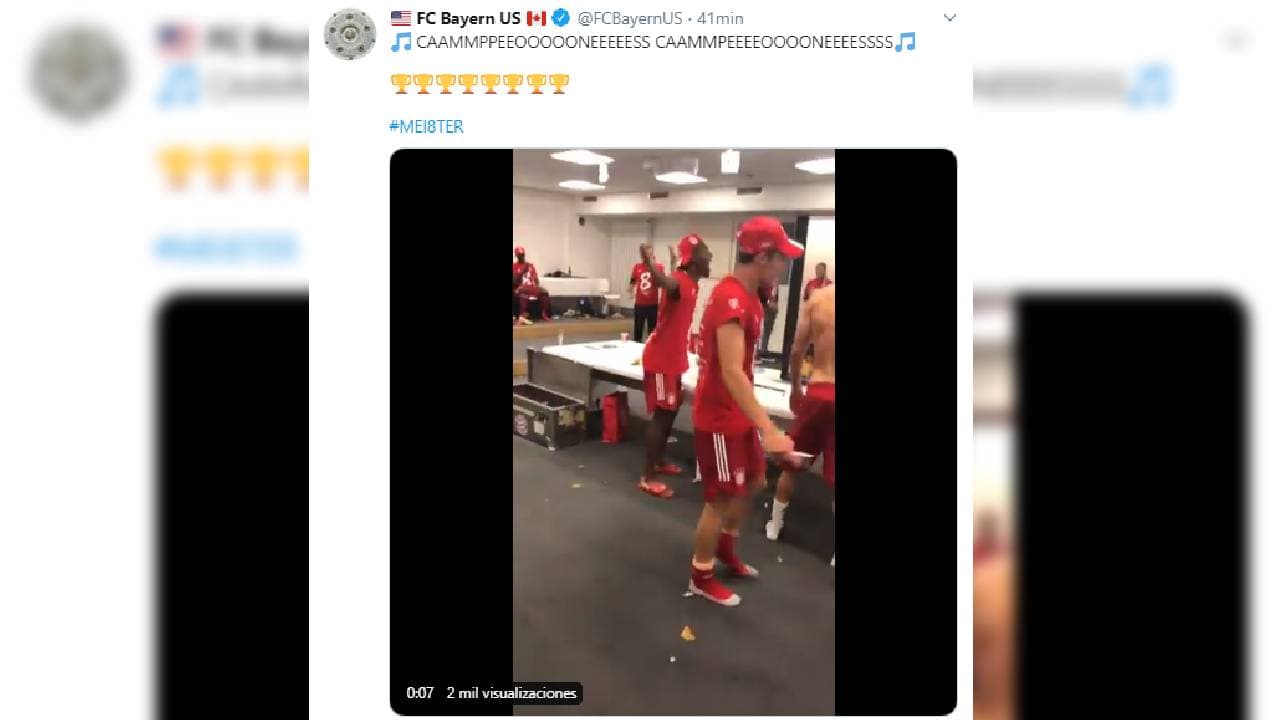 Bayern Munich llegó a 30 títulos de Bundesliga y las reacciones y festejos en redes sociales no se hacen esperar.