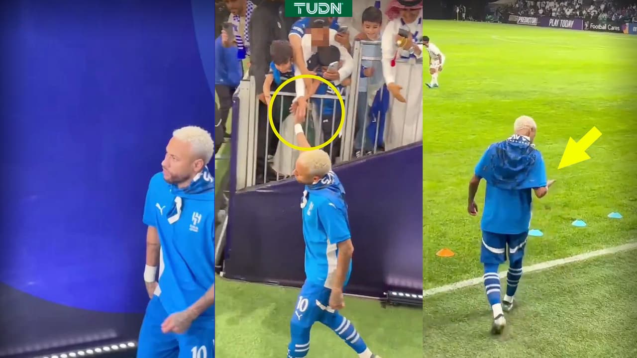 Lo veo y no lo creo: Así le robaron a Neymar mientras entraba a la cancha