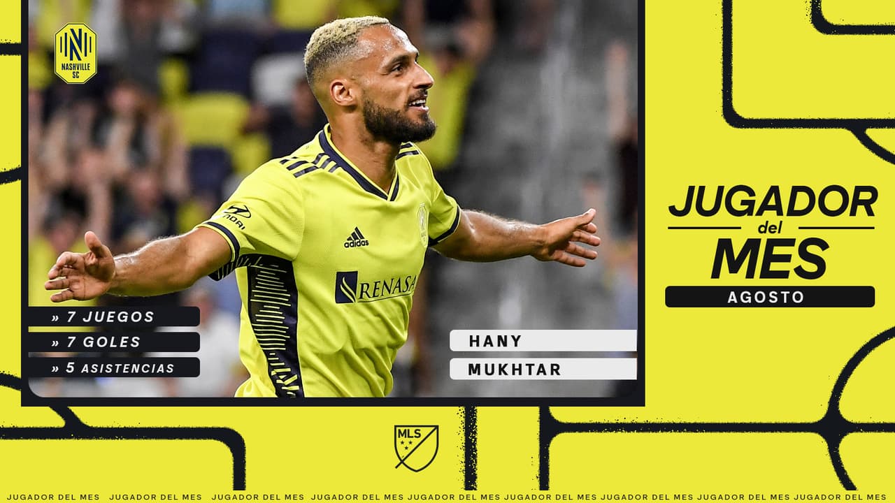 Con 7 goles y 5 asistencias, Hany Mukhtar es el Jugador del Mes de agosto