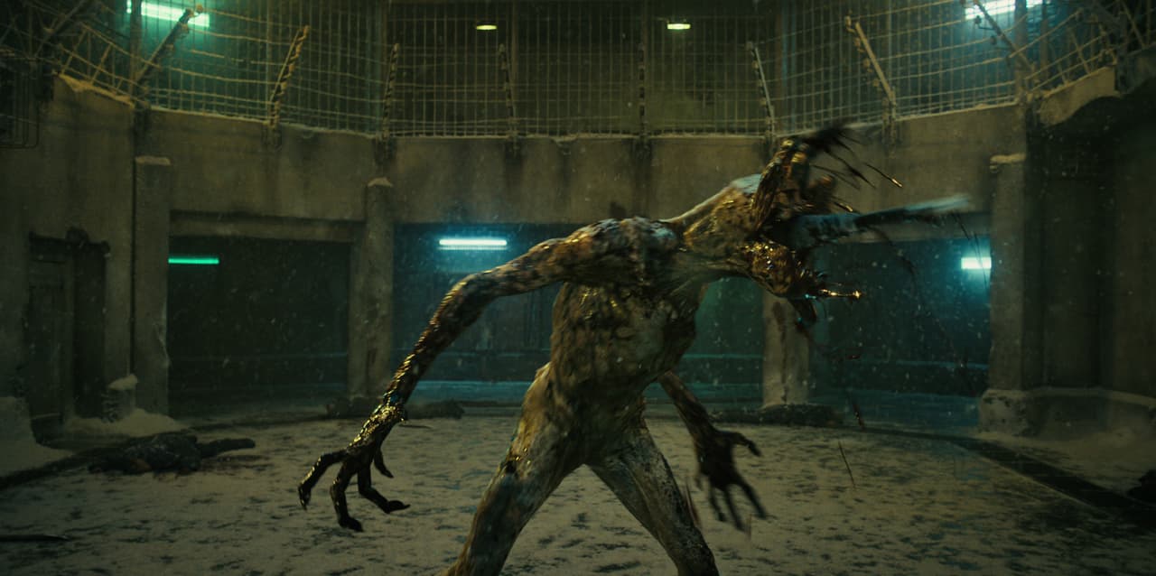 <b>Demogorgon</b>
<br>El primero de los monstruos en escapar del Upside Down y que apareció en la serie. En el primer episodio los niños están jugando Calabozos y Dragones y en su partida se encuentran con el Demogorgon; a la postre, cuando Will desaparece y los niños encuentran a Eleven, ella les dice que se lo llevó una criatura y usa la figura del Demogorgon para explicarles. Así el monstruo toma el nombre en la serie.