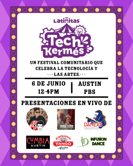 ¡No te pierdas TechKermés 2026 con Latinitas! 🎨✨
